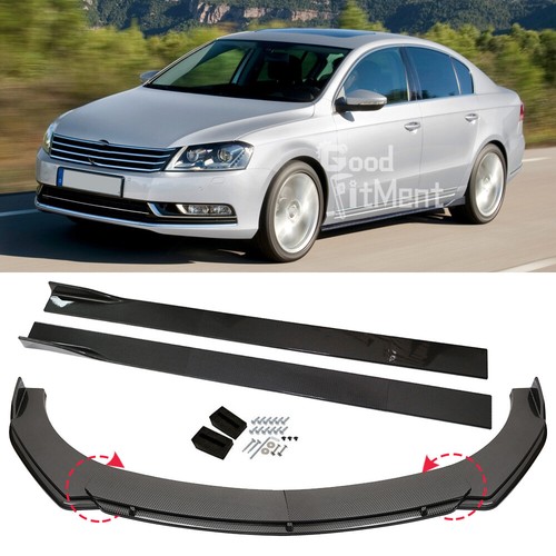Carbon fiber look front bumper - front,
