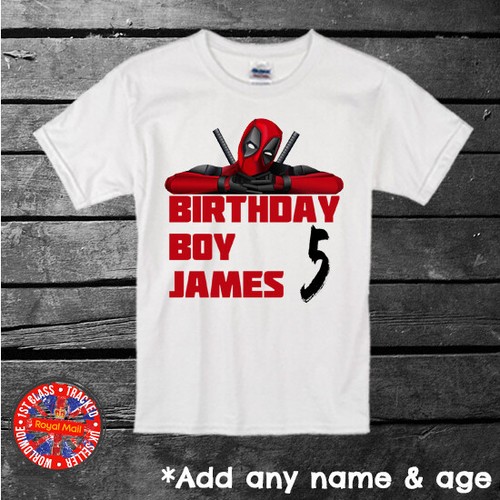 Deadpool personalised happy - deadpool,