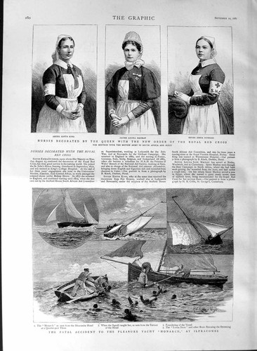 Old antique print 1887 - old,