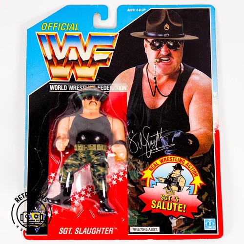 Wwf hasbro sgt slaughter - wwf, 1991