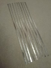 Continuous piano hinge 1000mm Nickel plated  x 9