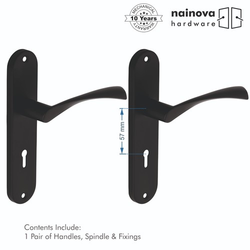 Internal door handle back - internal, on