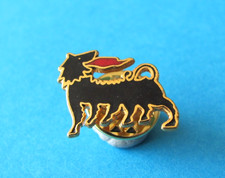 Small Vintage AGIP EniChem OIL / Petrol Chemical Company Pin Badge. VGC. Enamel.