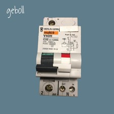 MERLIN GERIN V40H1N32 RCBO MERLIN GERIN 32 AMP RCBO V40H C32 26898 V40H1N32