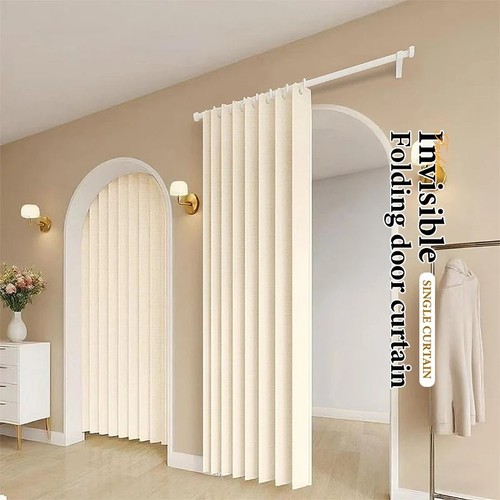 Folding door curtain privacy - curtain,
