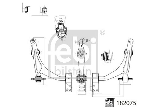 Febi bilstein 182075 track - 182075,