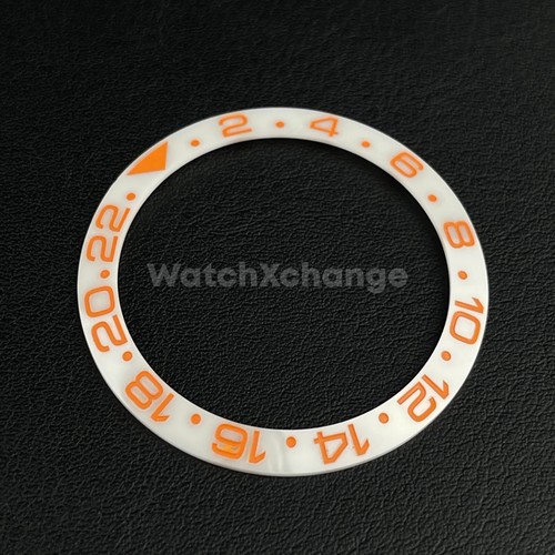 Orange white 38mm ceramic - orange,