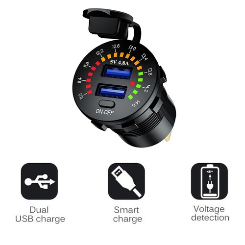 Dual usb car motorcycles - dual,