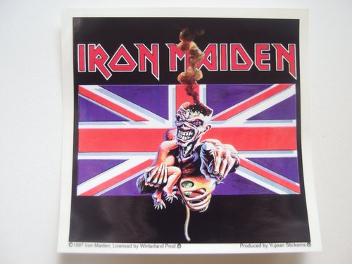 Vintage iron maiden - vintage, sticker