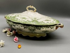 Antique Waverley W H Grindley Tureen Porcelain Victorian 1890