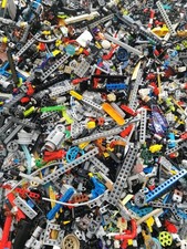 Lego technic pieces 1kg bundle axles, rods, pins, gears