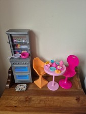 Barbie Kitchen, With Table, 2