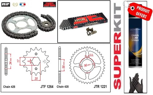 Chain kit sprocket crown - kit, jt