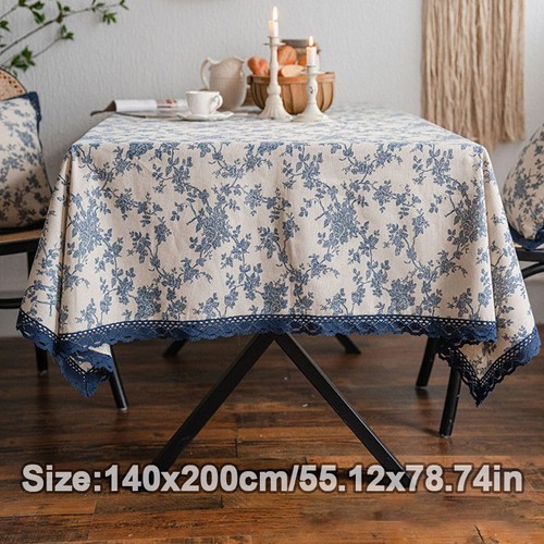 Floral rectangle tablecloth - floral,