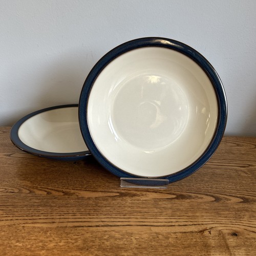 Denby boston blue wide - boston, rimmed