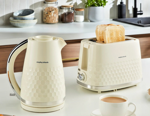 Electric toaster and - toaster, by