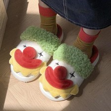 Plush Slippers Winter Funny