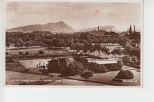 View of Leith Links & Arthur's Seat, Edinburgh  Posted from Paris 1928