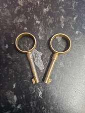 Antique Brass Keys Clock