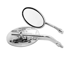 Mirrors (Pair) Chrome Live To
