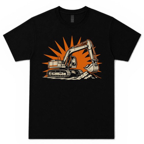 Tracked excavator shirt - tracked,