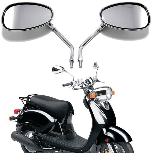 Motorcycle chrome rear view - rear,