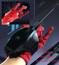 Spiderman Miles Morales Electric Automatic Cord Winding Web Shooter String Toy