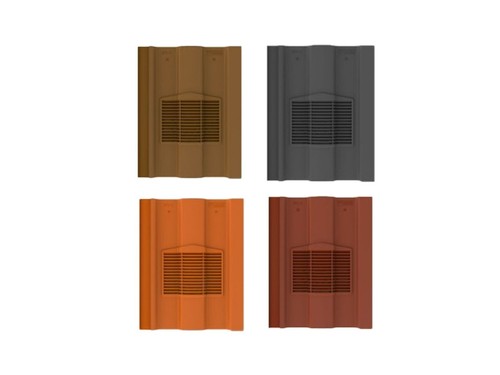 Timloc castellated tile - timloc, vent