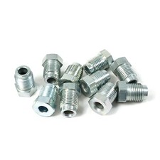 M10X1 METRIC MALE BRAKE PIPE FITTING UNIONS FOR 3/16 BRAKE PIPE X 10 - ASX10
