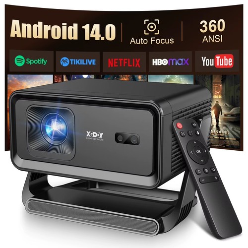 Xgody smart projector - xgody, 4k