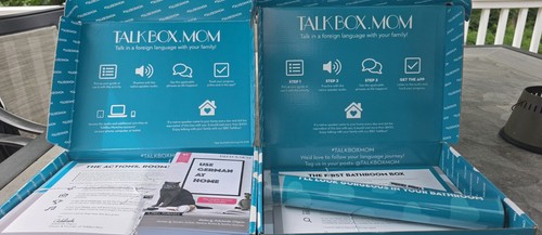 Talk box mom - box,