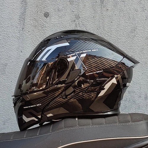 Modular motorcycle helmet dual - modular,