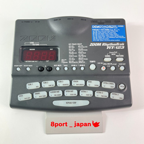 Zoom 123 rhythmtrak drum - rhythmtrak,