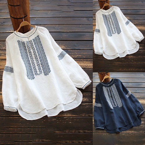 Boho embroidered linen - boho,