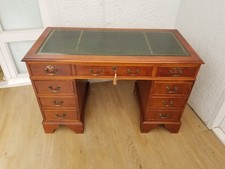 4x2ft VINTAGE GREEN LEATHER