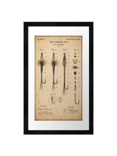 Fly fishing patent - fly,