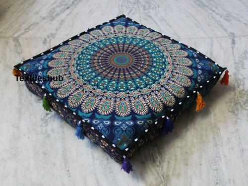 Indian mandala blue peacock - indian,