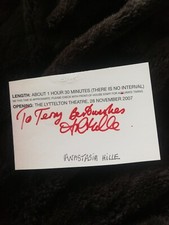 Signed ANASTASIA HILLE Actress Baptiste Trial and Retribution Autograph