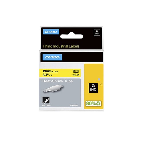 Dymo rhino tube cartridge - dymo, 19mm