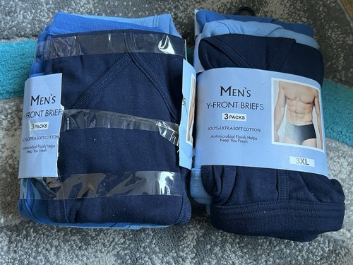 Mens 3xl front briefs pack - y,