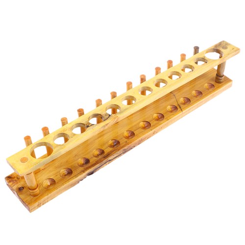 Wooden test tube stand holder - stand,