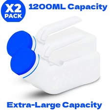 Pack of 2 Male Urinal Bottle