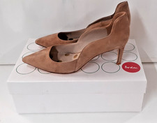 Boden Beige Leather Suede