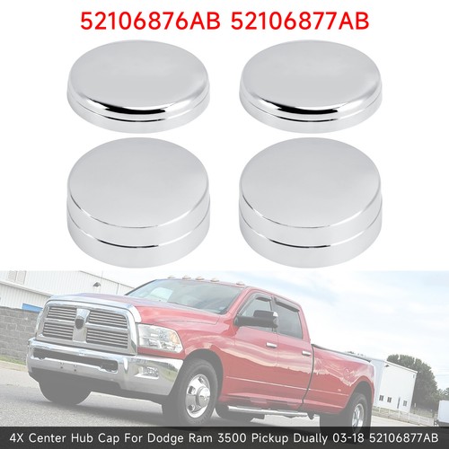 Center hub cap - 4x, for