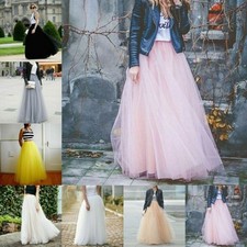 Elegant Mesh Tulle Tutu Skirt