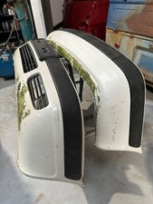 AUDI 80 B4 1994 Complete pair front and rear BUMPER white