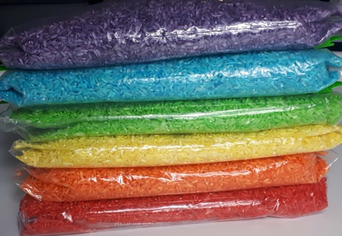 Rainbow coloured sensory - kg,