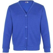 Kids Girls Royal Scouts School Uniform Cardigan Brushed Fleece Cardigan 3-13 Yrs