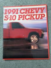 1991 Chevy S-10 Pickup brochure in VGC 