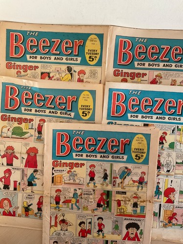 Beezer comics all 1966 - comics,